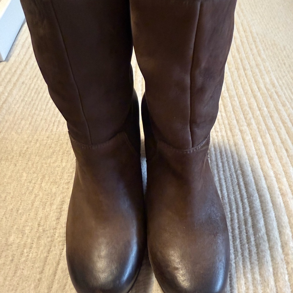 UGG Chocolate Heeled Boots